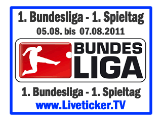 04 08 2011 Fussball 1 Bundesliga 1 Spieltag