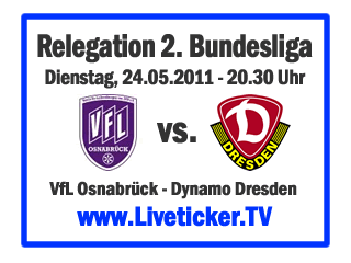 24 05 2011 Relegation VfL Osnabrück Dynamo Dresden
