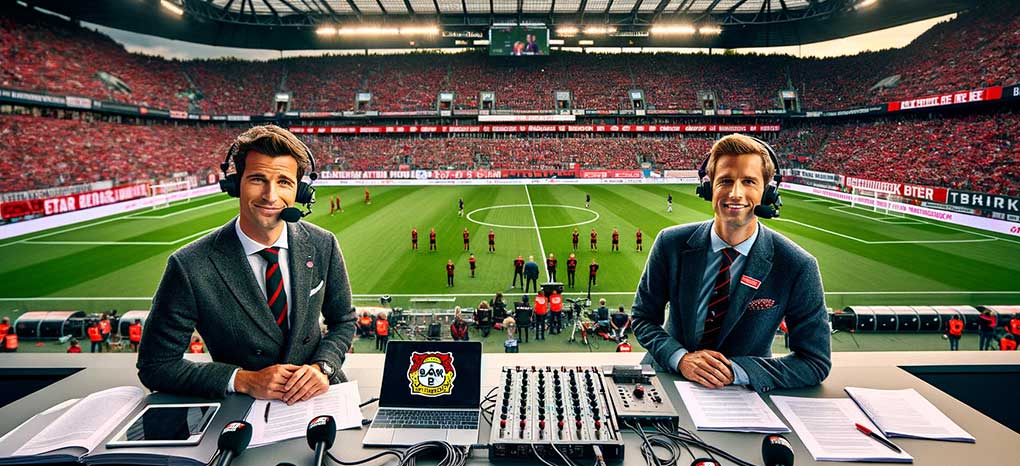 Blick ins Stadion von Bayer Leverkusen