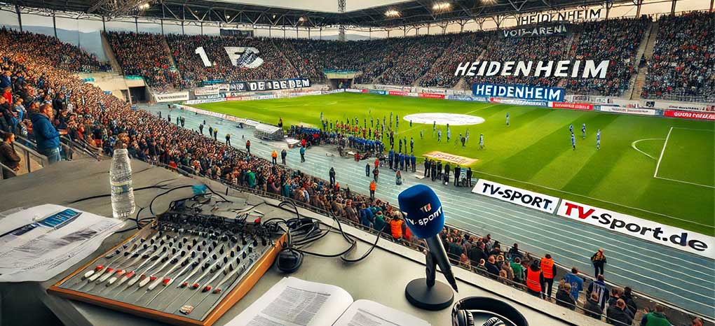 Blick in die Voith-Arena (1. FC Heidenheim)